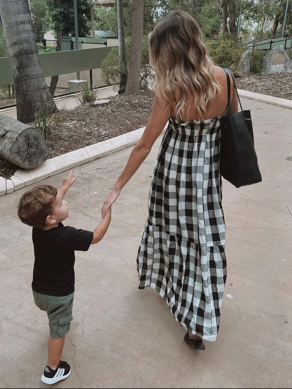 ISO dissh maple gingham check dress